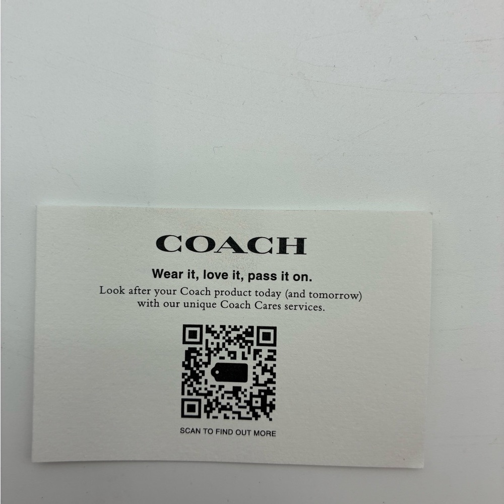 Coach Khaki & Electric Red Signature Zip Wristlet - Coach - Picture 4 of 5